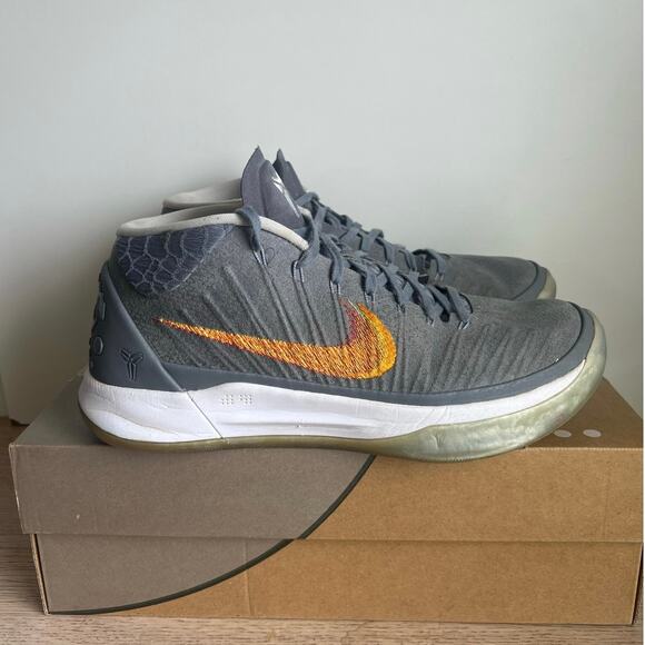 Nike Kobe A.D. Mid Grey Snake Men Sneakers 922482-005- SZ 9 main image 9